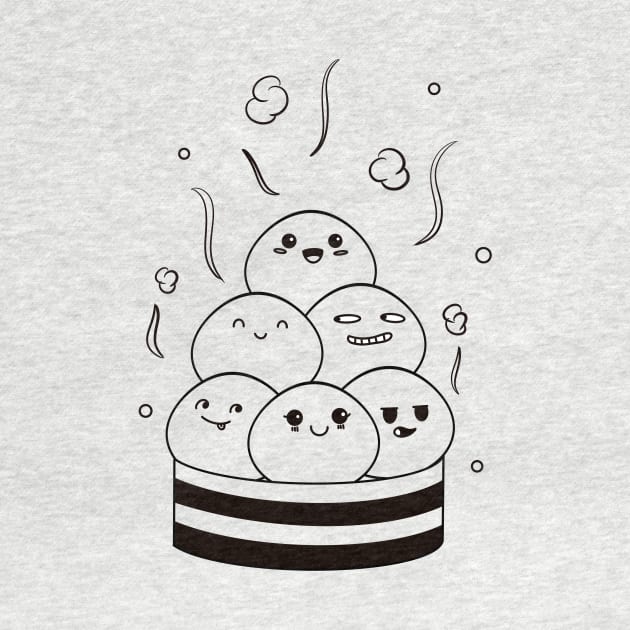 Doodle dimsum cute by You Can Doodle